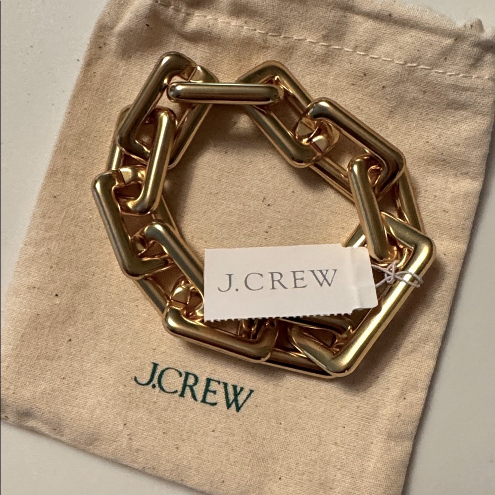 J.Crew Oversized square-link bracelet CB813 - Picture 4 of 4